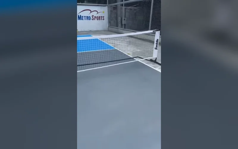 MetroSports Lahug outdoor pickleball court and venue signage